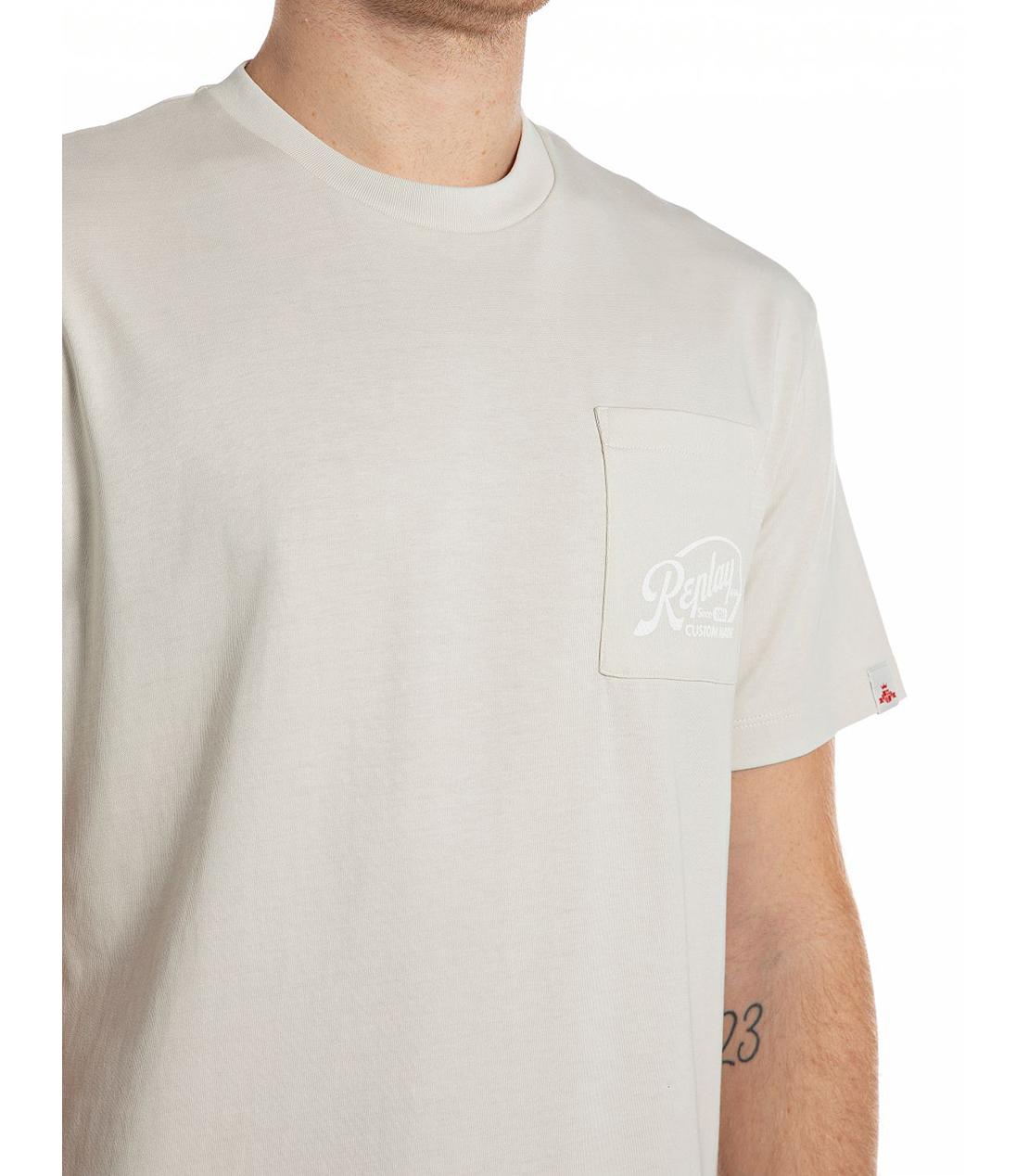 リラックスフィット コットンジャージープリント Tシャツ 詳細画像 アイスグレー 3